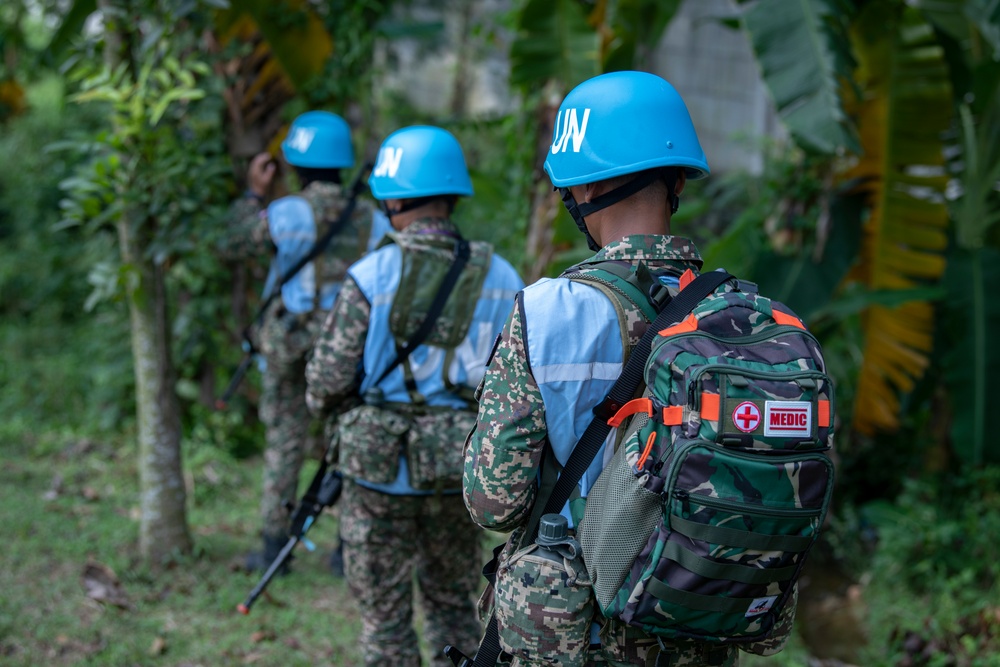 Malaysian Army Dismounted Patrol