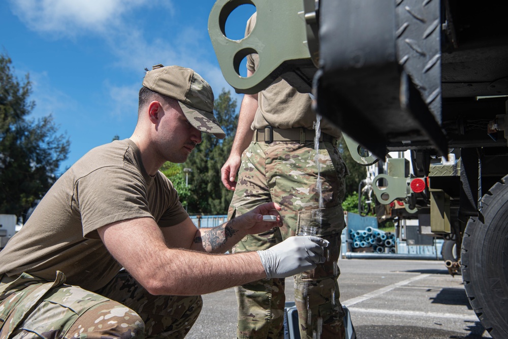 Bioenvironmental Airmen keep your head above water