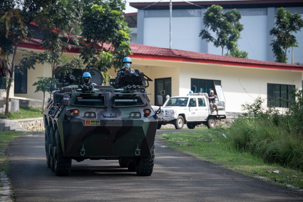 Royal Thai Army Conduct Convoy Escorts