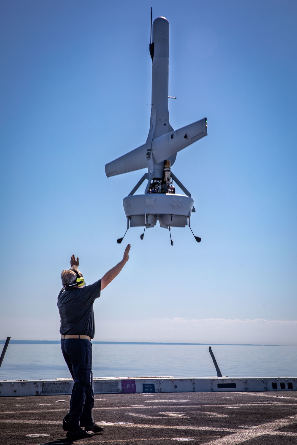 Unmanned Aerial Systems: USS Arlington utilizes V-BAT UAS while deployed