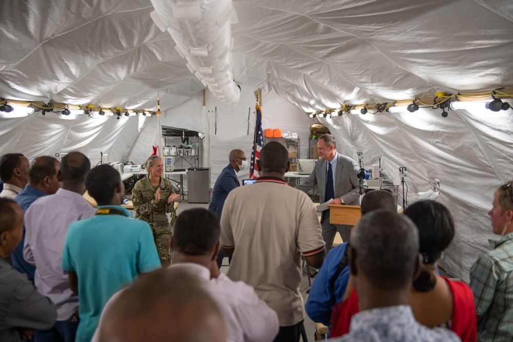 U.S. Partners with Djibouti Ministry of Health to Expand Field Hospital in Balbala