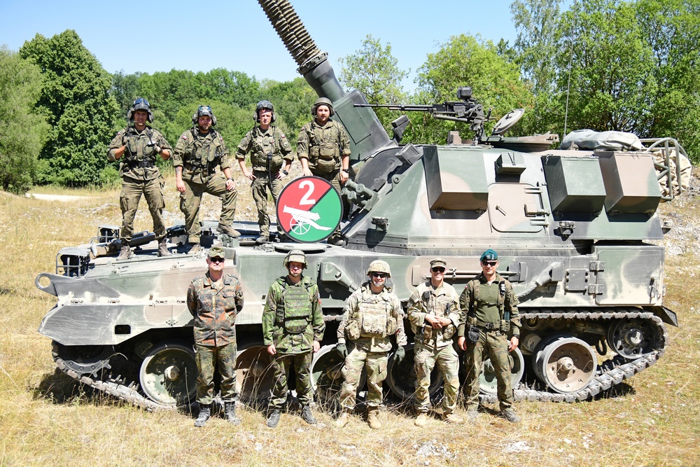 Polish AHS Krab at Dynamic Front 22