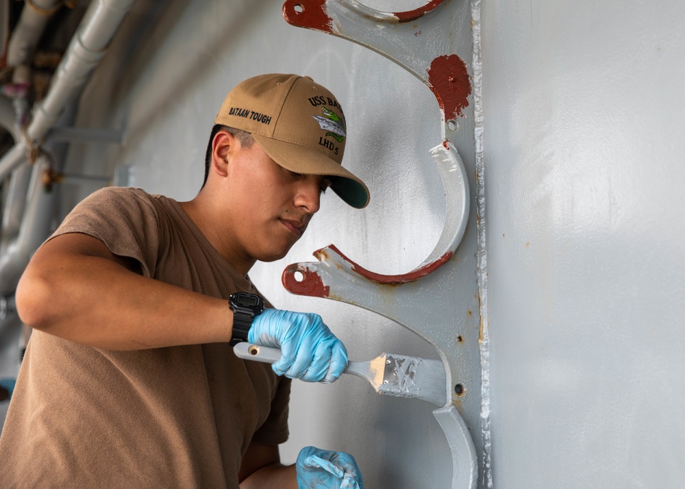 USS Bataan Deck Preservation