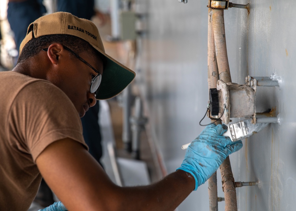 USS Bataan Deck Preservation