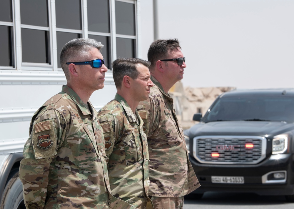 U.S. CENTCOM commander visits Ali Al Salem Air Base