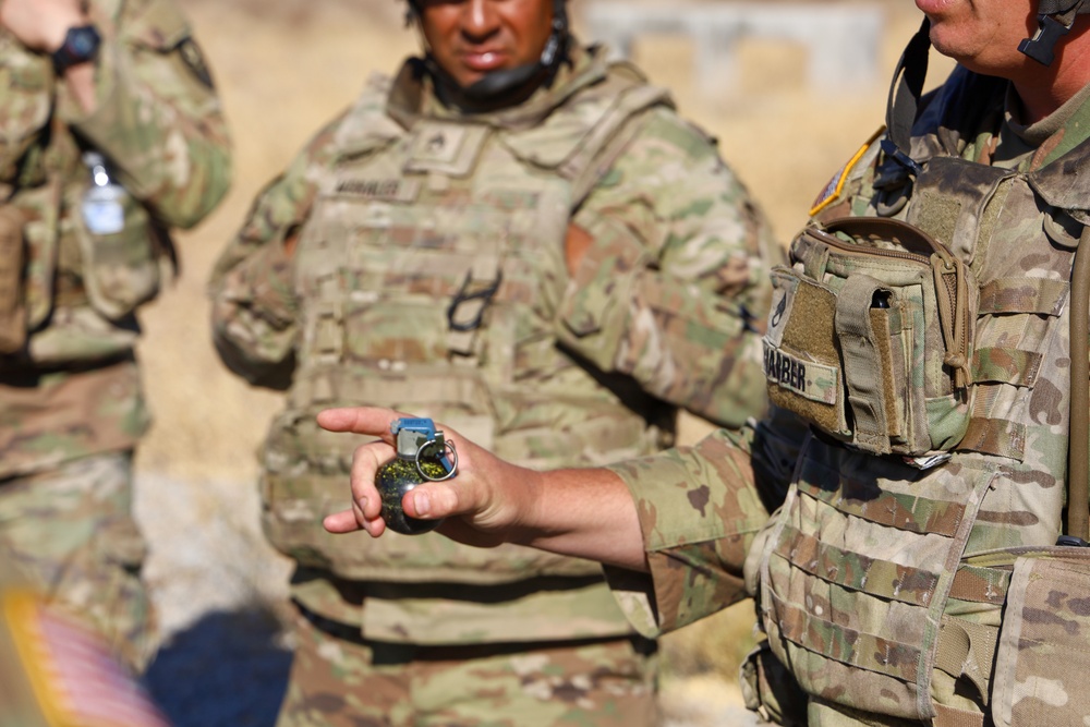 149th CBRN qualify on grenades