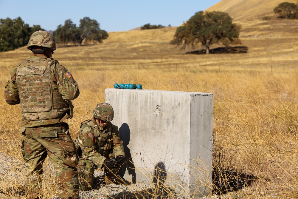 149th CBRN qualify on grenades