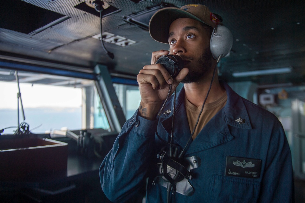 The Harry S. Truman Carrier Strike Group is on a scheduled deployment in the U.S. Naval Forces Europe area of operations, employed by U.S. Sixth Fleet to defend U.S., allied and partner interests.