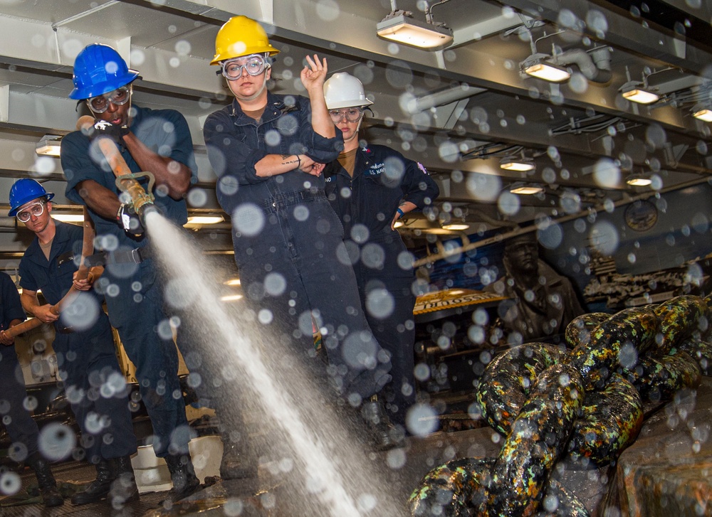 The Harry S. Truman Carrier Strike Group is on a scheduled deployment in the U.S. Naval Forces Europe area of operations, employed by U.S. Sixth Fleet to defend U.S., allied and partner interests.