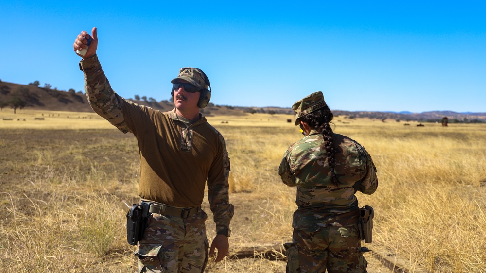 870th MP Company qualifies on the M320 range