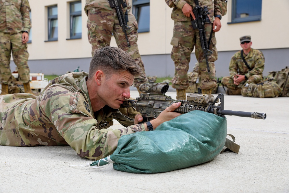 Scout Platoon 1-68 AR Conducts Preliminary Marksmanship Instruction Training