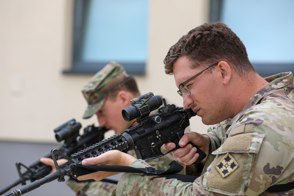 Scout Platoon 1-68 AR Conducts Preliminary Marksmanship Instruction Training