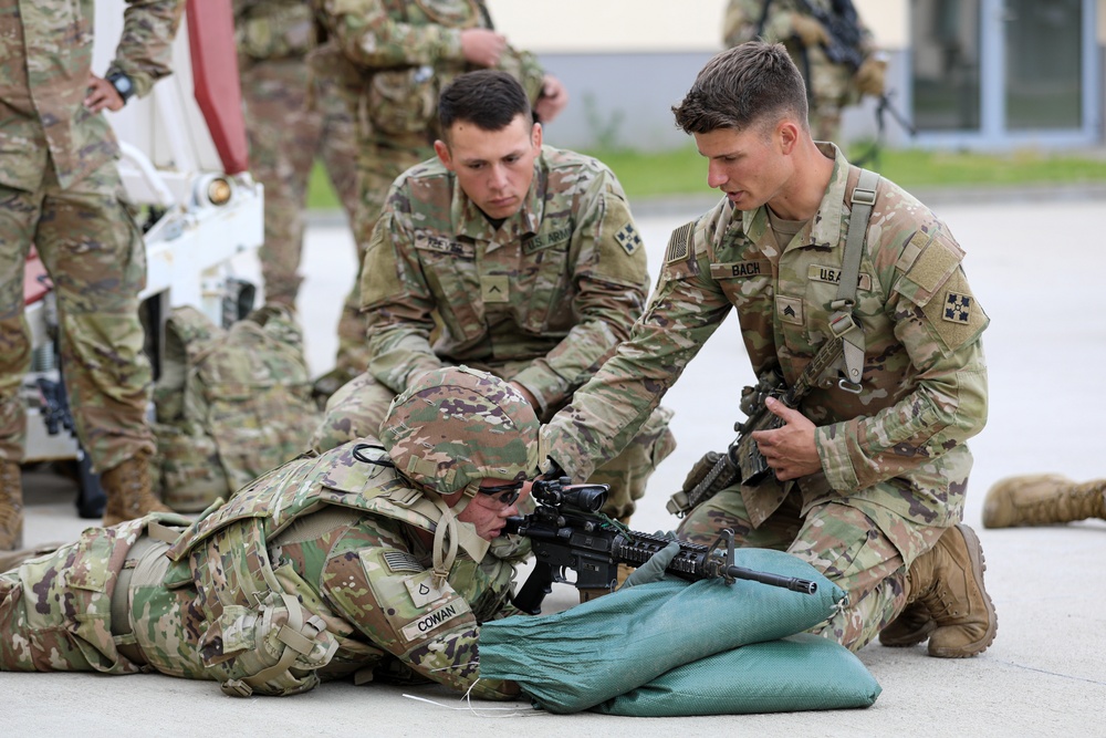 Scout Platoon 1-68 AR Conducts Preliminary Marksmanship Instruction Training