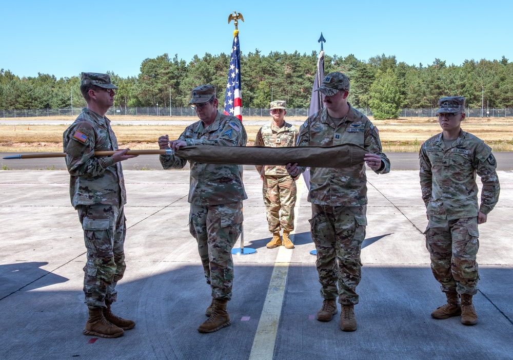 Detachment C, 53d Space Operations Squadron, activates on Landstuhl Heliport