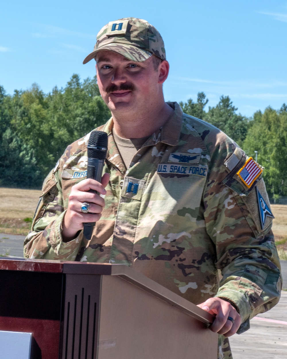 Detachment C, 53d Space Operations Squadron, activates on Landstuhl Heliport