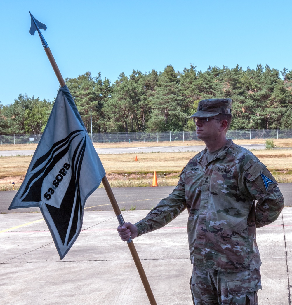 Detachment C, 53d Space Operations Squadron, activates on Landstuhl Heliport