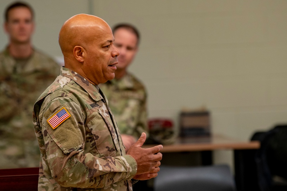 Ohio Adjutant General speaks at leadership course