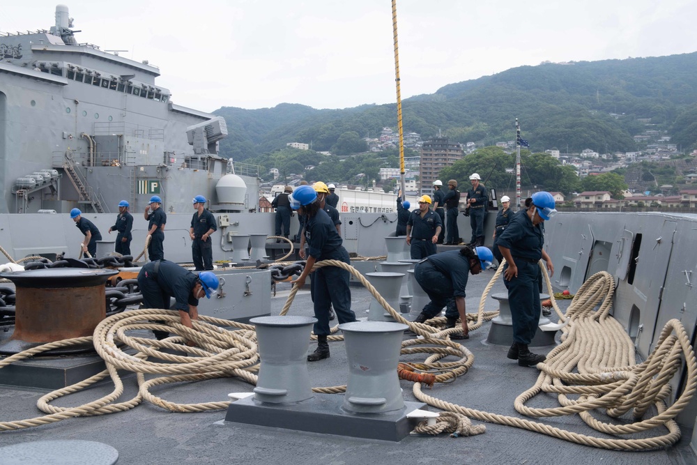 USS New Orleans Goes Underway July, 2022