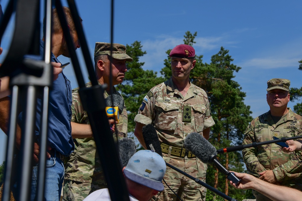 Dynamic Front 22 Artillery Demonstration