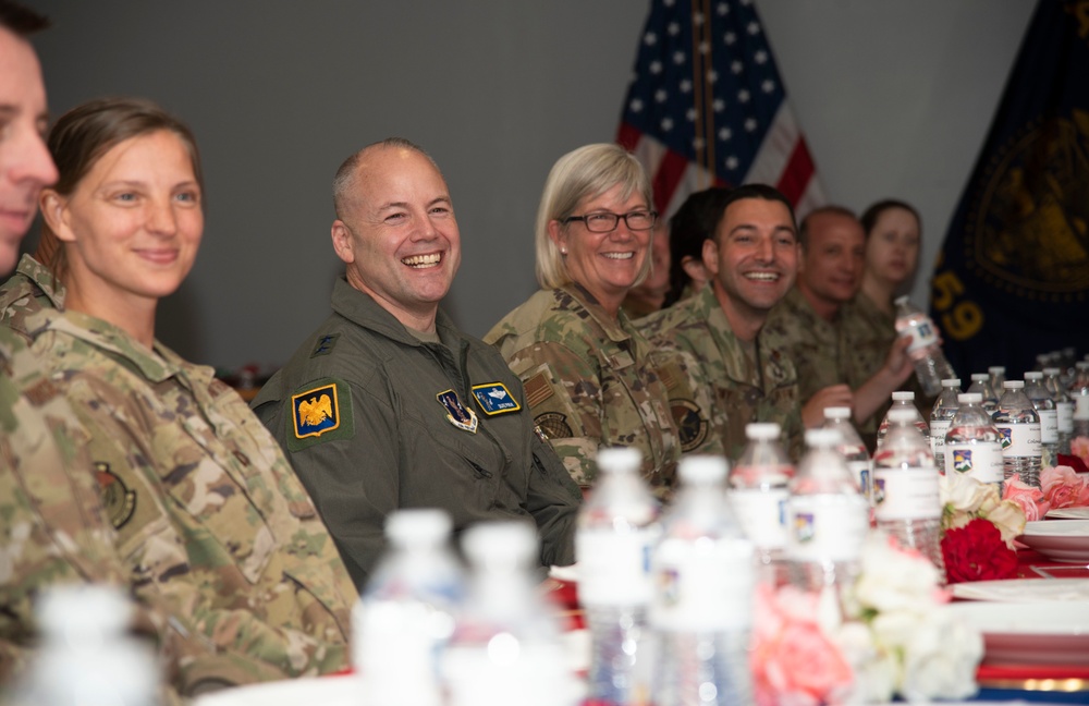 Deputy Director of the Air National Guard, Maj. Gen. Duke Pirak visits ORANG's 142nd Wing