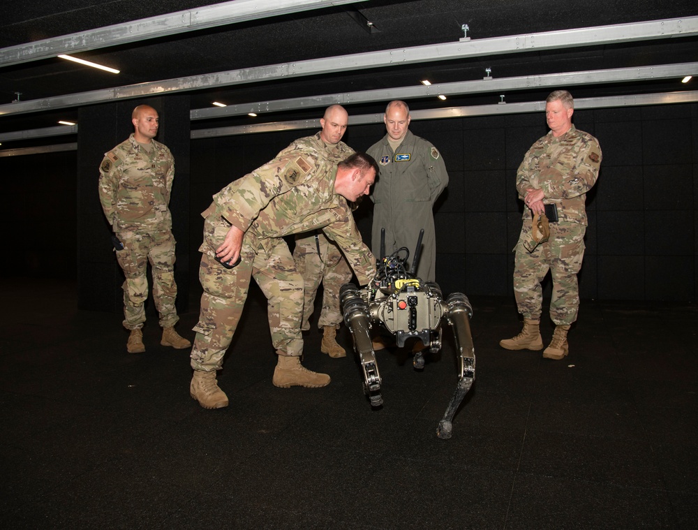 Deputy Director of the Air National Guard, Maj. Gen. Duke Pirak visits ORANG's 142nd Wing