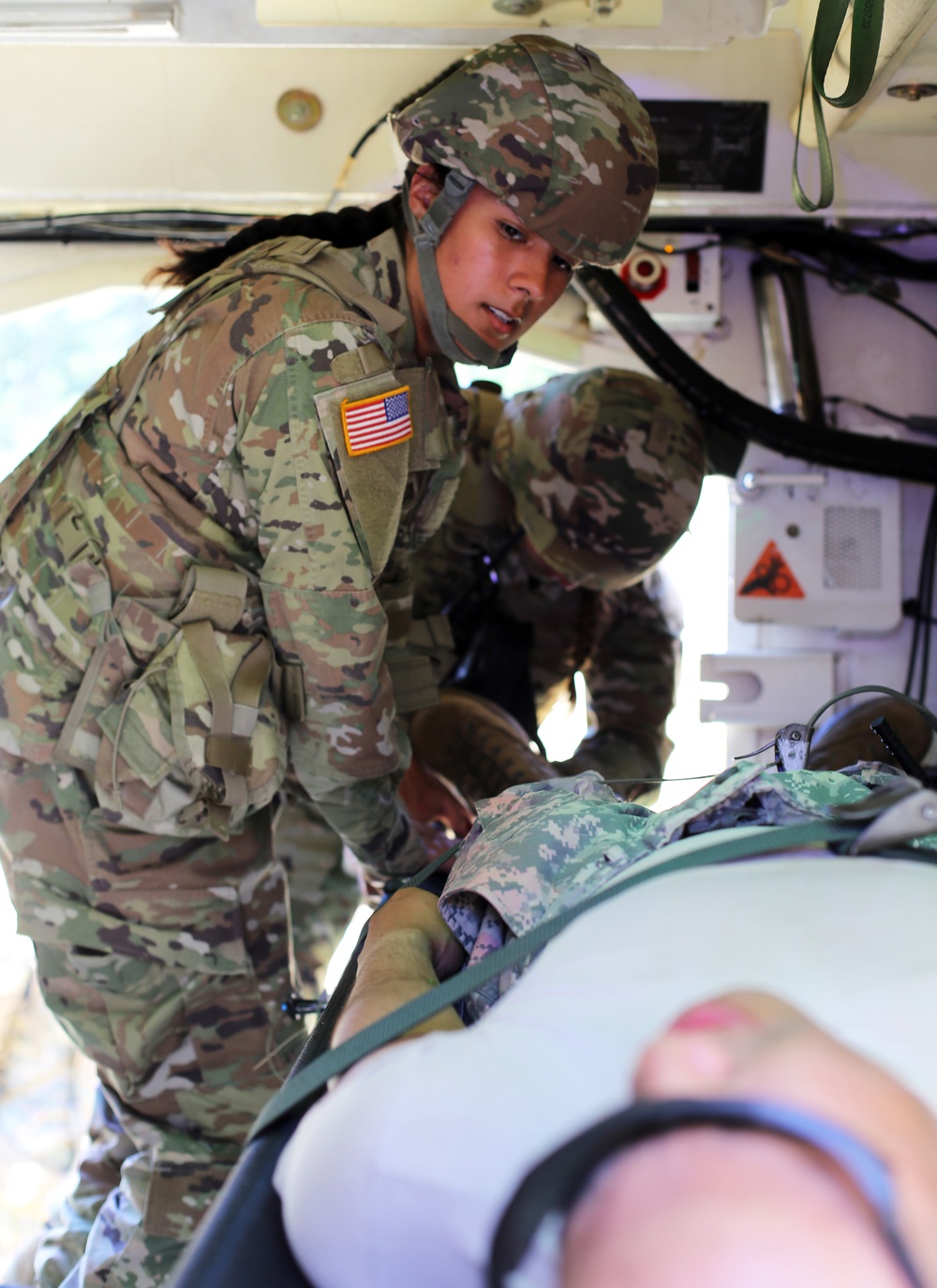 181st Brigade Support Battalion take part in MEDEVAC exercise during Annual Training