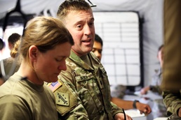 181st Brigade Support Battalion take part in MEDEVAC exercise during Annual Training