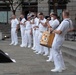 U.S. Navy Band Sea Chanters Chorus performs at the U.S. Navy Memorial Plaza