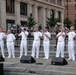 U.S. Navy Band Sea Chanters Chorus performs at the U.S. Navy Memorial Plaza