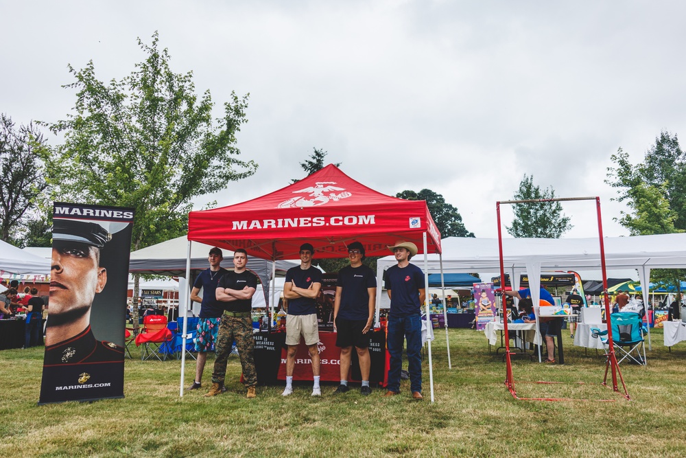 RSS Eugene spends time with community at Adkins Farm Blueberry Festival