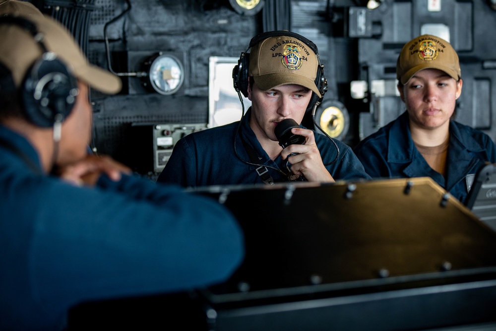 USS Arlington departs Croatia after completing mid-deployment voyage repairs