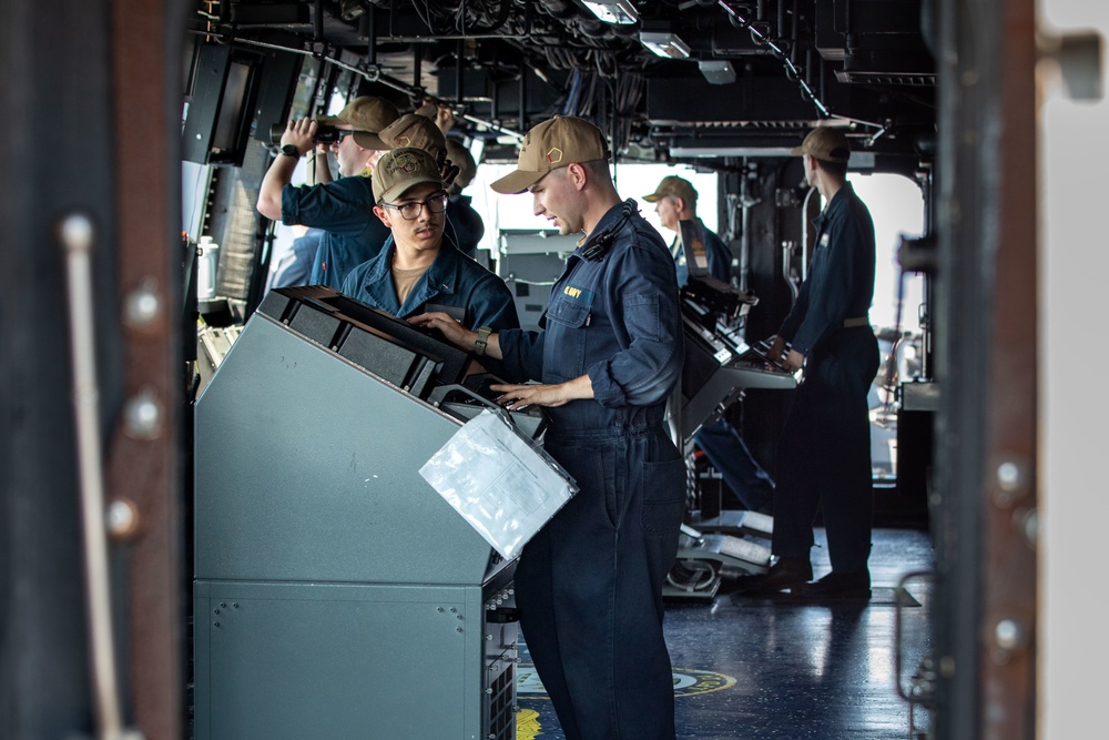 USS Arlington departs Croatia after completing mid-deployment voyage repairs