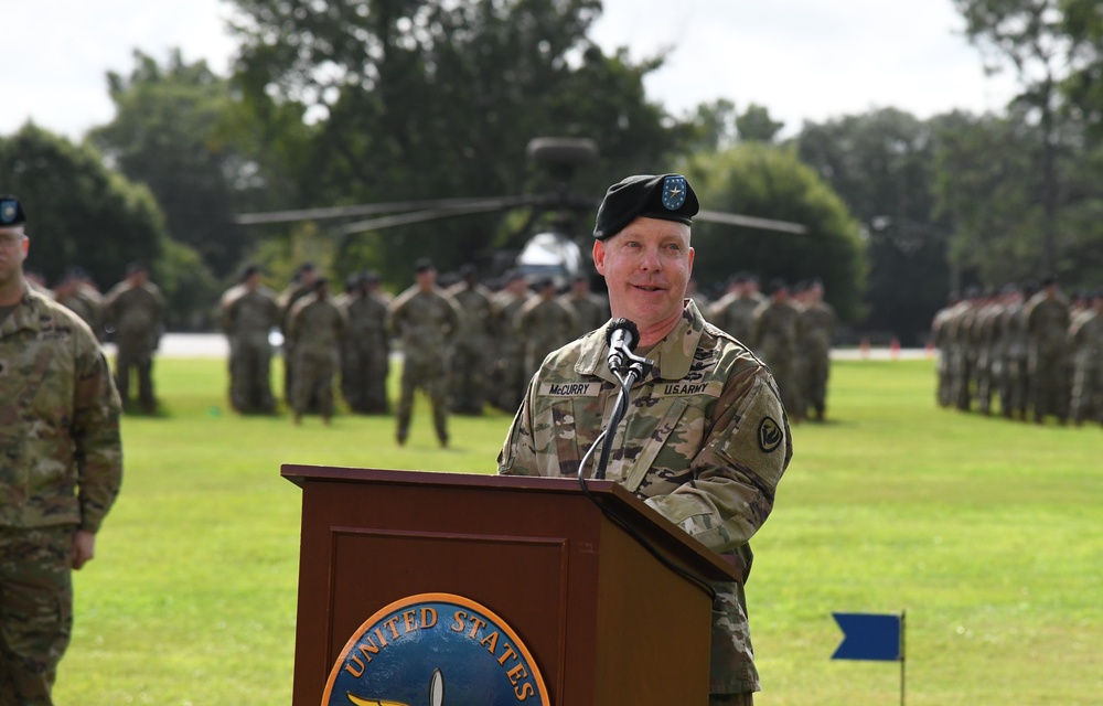 McCurry takes command of USAACE, Fort Rucker