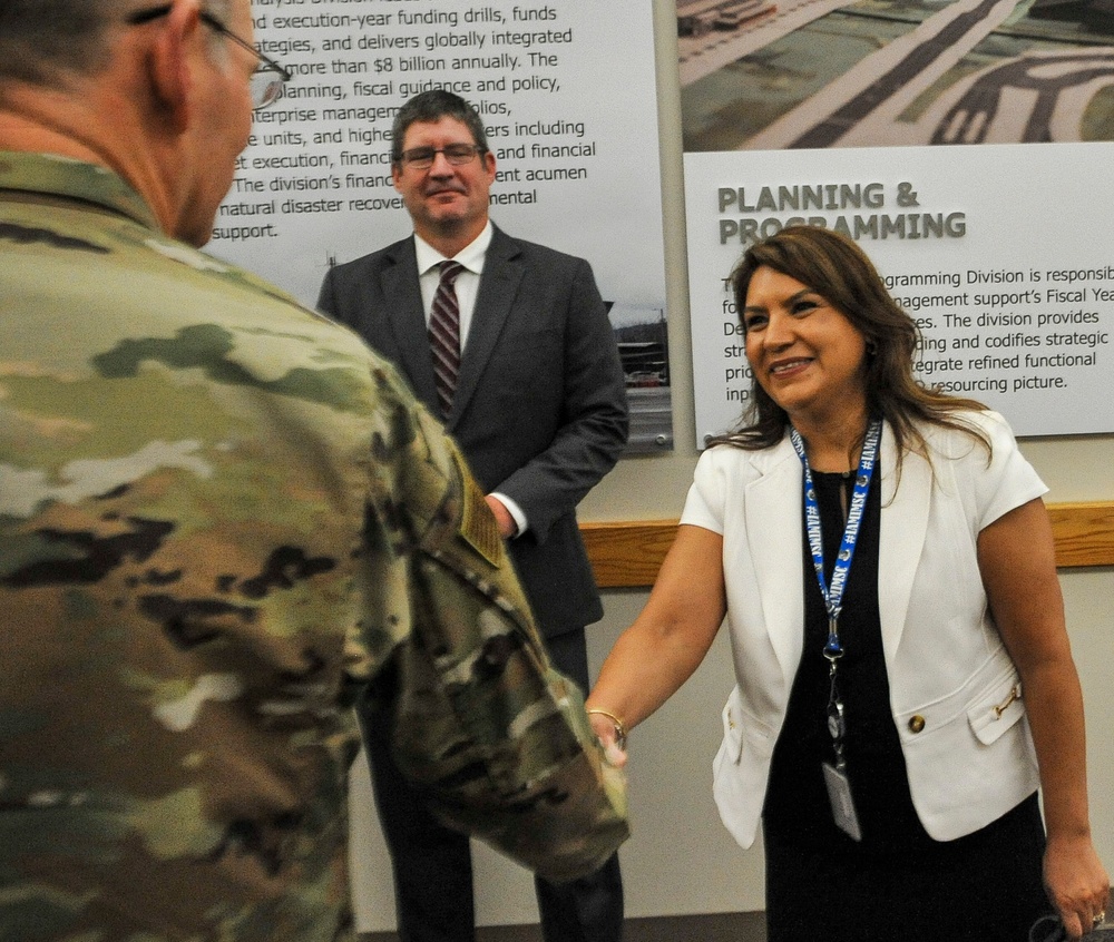 Gen. Duke K. Richardson visits AFIMSC