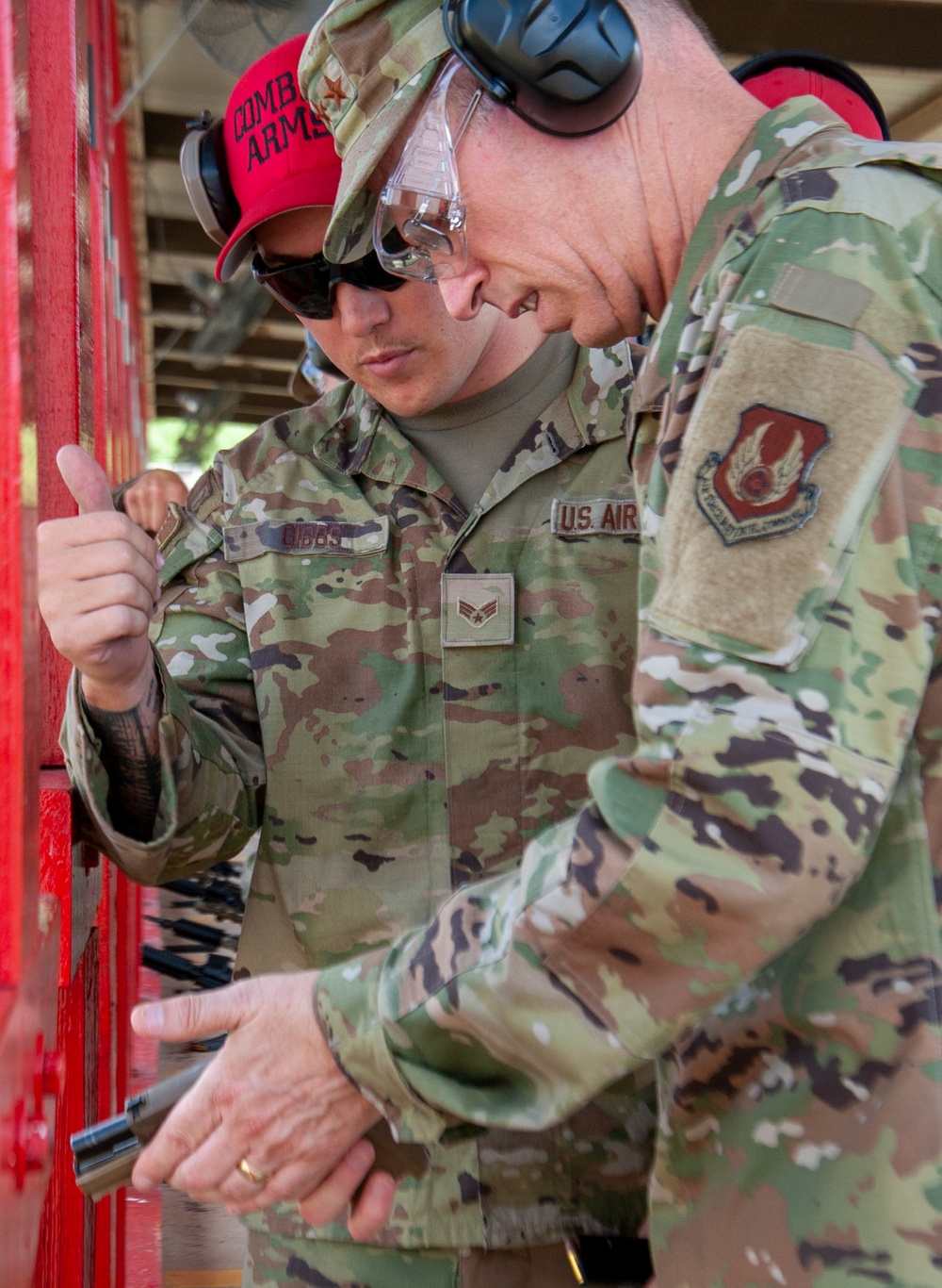 Gen. Duke K. Richardson visits AFIMSC