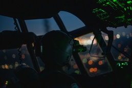 815th Airlift Squadron night training