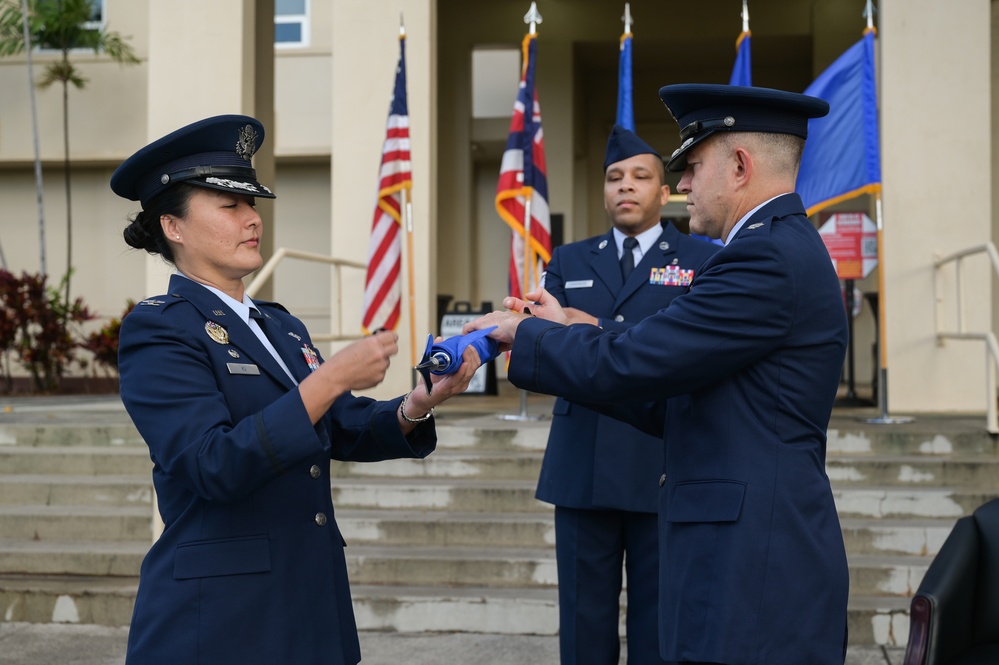 15th HCOS change of command