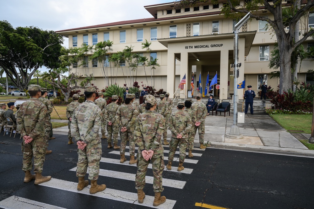 15th HCOS change of command