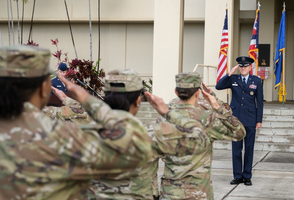 15th HCOS change of command