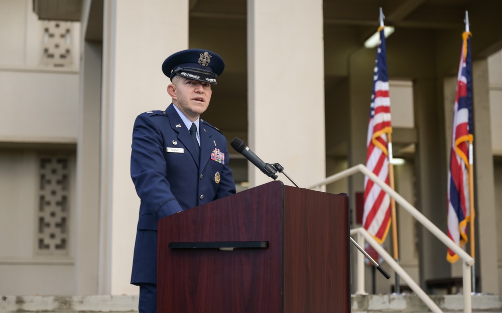 15th HCOS change of command