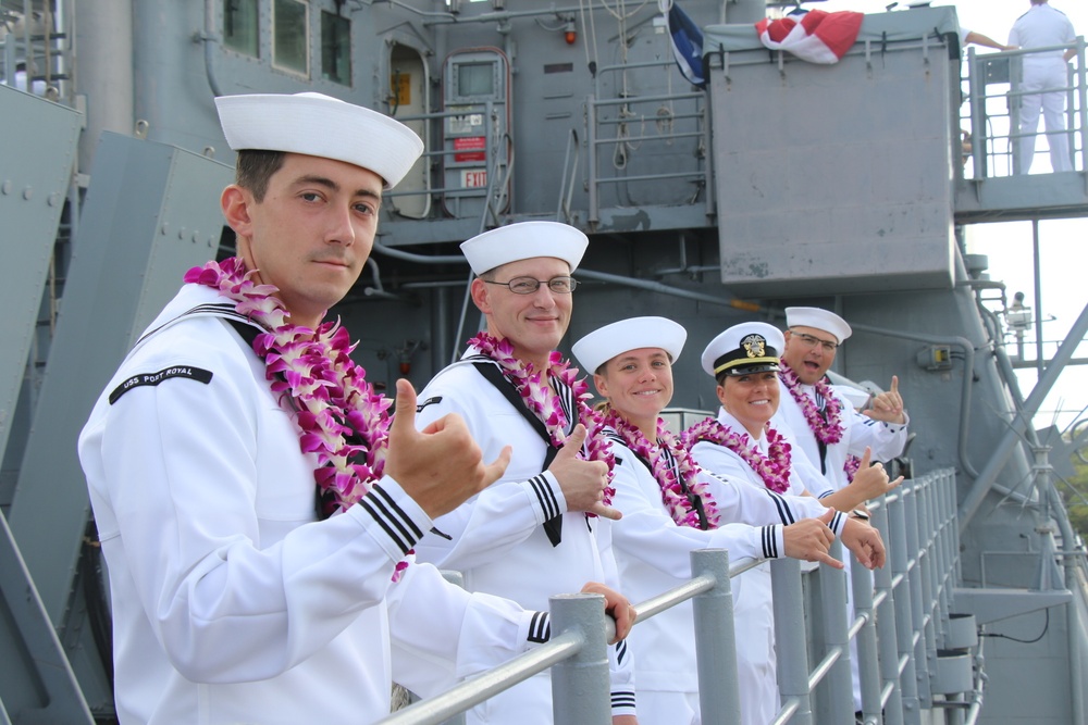 USS Port Royal Homecoming