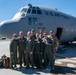 Fini-Flight Fun: Group shot of aircrew after Senior Master Sgt. Kathy Backlund's fini-flight