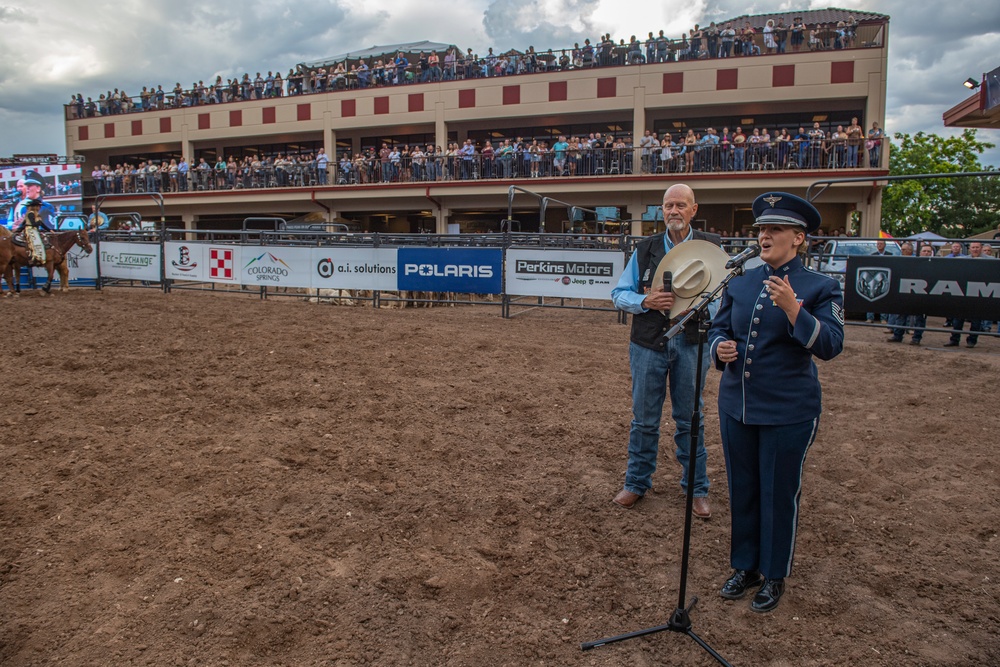 "Space Night" Pikes Peak or Bust Rodeo