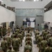 COMLCSRON ONE Command Master Chief Speaks to Sailors During All-Hands Call