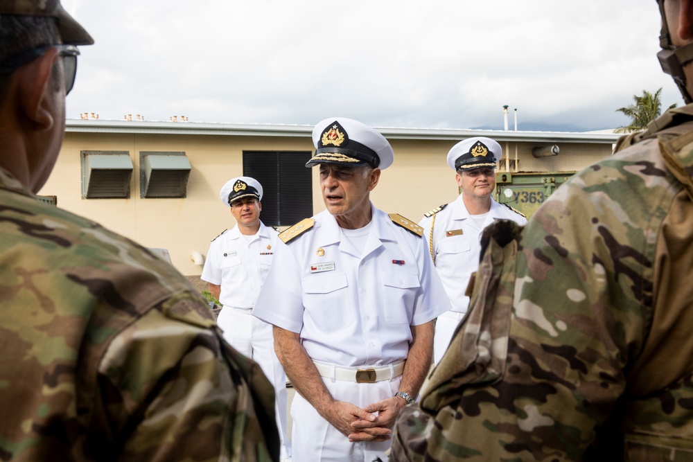 Adm. Juan Andres De la Maza visits MCBH