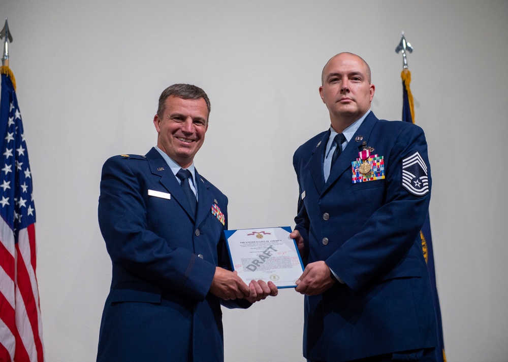 Chief Master Sgt. Dike Retires