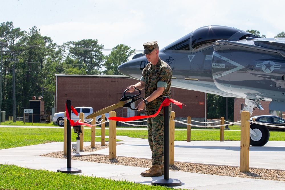 MCAS Cherry Point Historical Aircraft Park has Ribbon Cutting