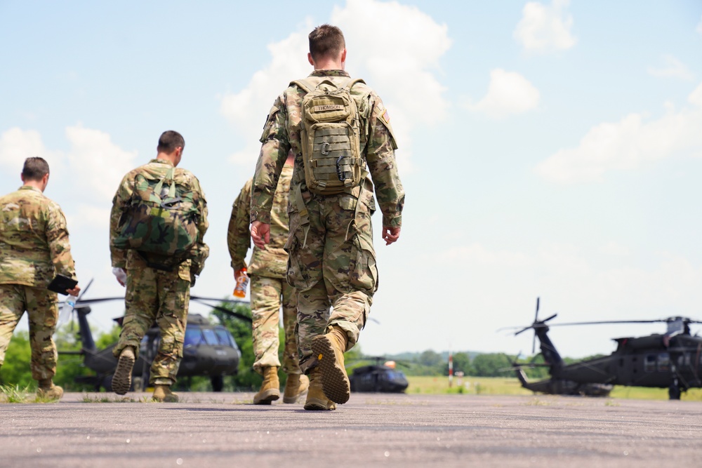 28th ECAB fly during Annual Training