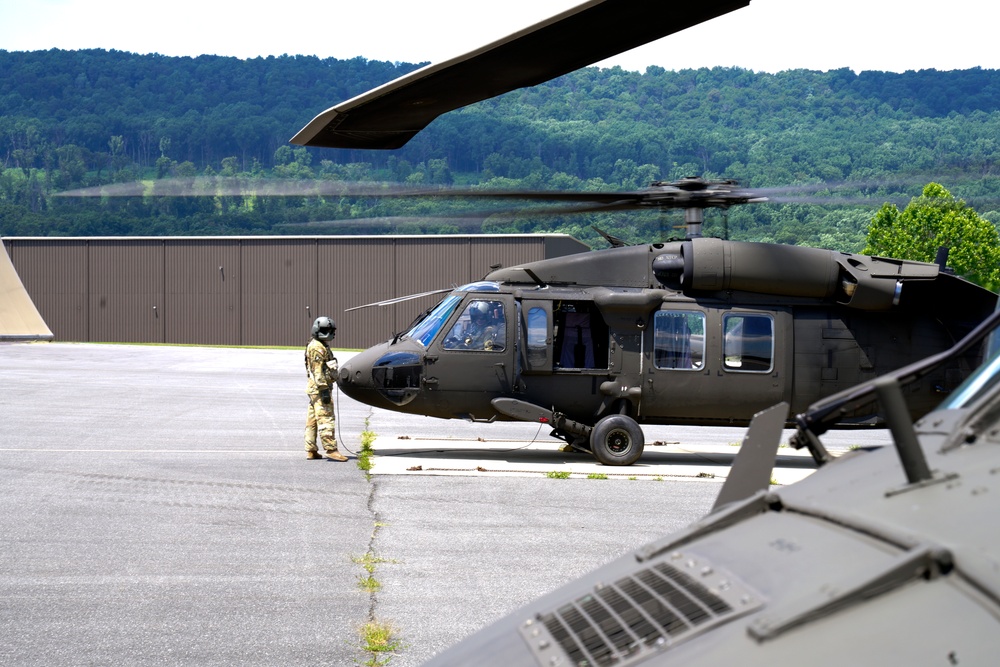 28th ECAB fly during Annual Training