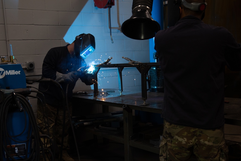 Soldiers from 700 Brigade Support Battalion conduct annual training at the Sustainment Training Center